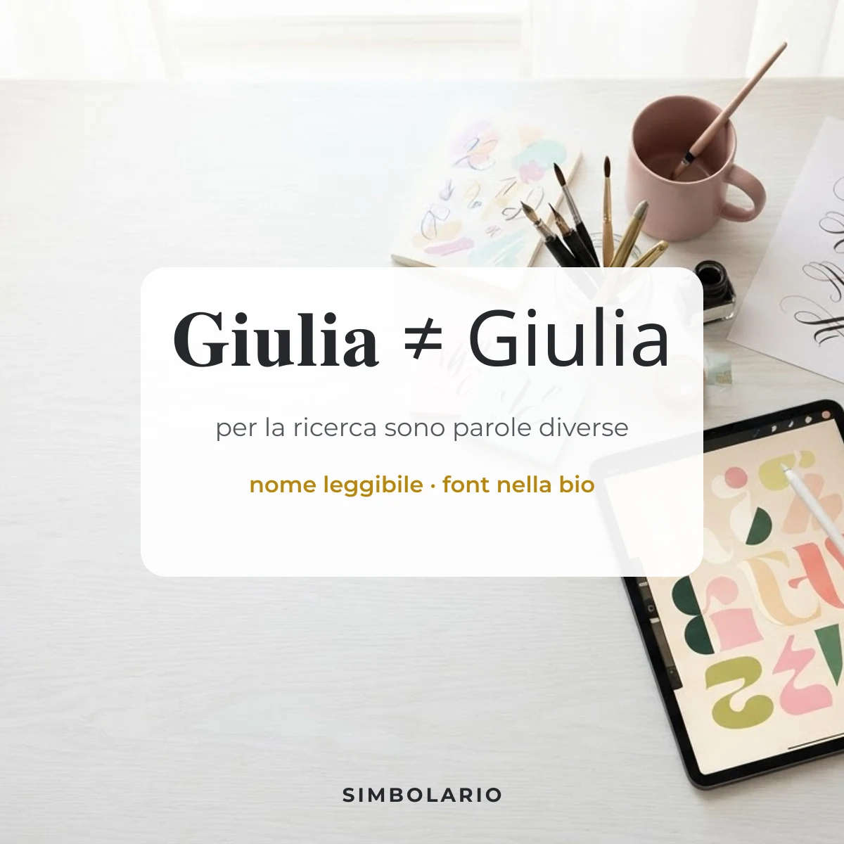 Font Instagram e ricerca: il nome scritto in grassetto Unicode non corrisponde alla parola normale