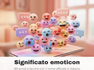 Significato emoticon: faccine emoji colorate che escono da uno smartphone, elenco con il nome ufficiale in italiano